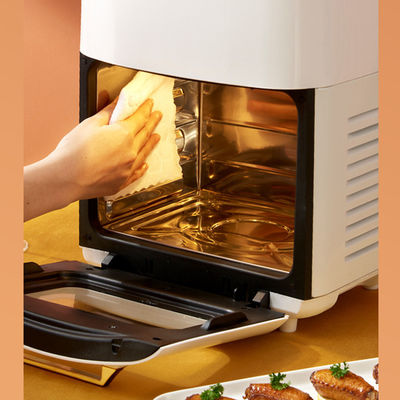 1201W-1500W वोल्टेज वाणिज्यिक एयर फ्रायर डिजिटल 12L 15L मिनी रैक के साथ तेल के बिना