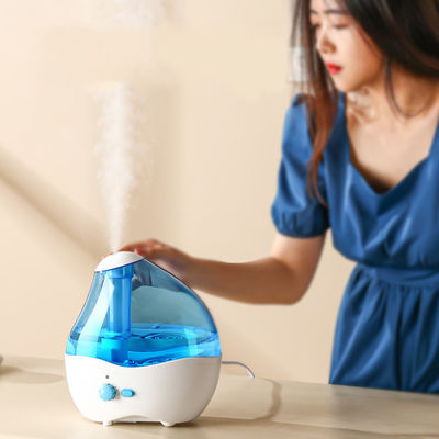 बेडरूम और ठंडे धुंध वायु आर्द्रक के लिए 28dB Whisper-Quiet अल्ट्रासोनिक ह्यूमिडिफायर