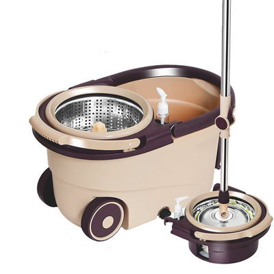 स्टेनलेस स्टील Wringer 360 Spin Easy Clean Cyclone Floor Cleaning Mop and Bucket Set स्टेनलेस स्टील Wringer 360 Spin Easy Clean Cyclone Floor Cleaning Mop and Bucket Set