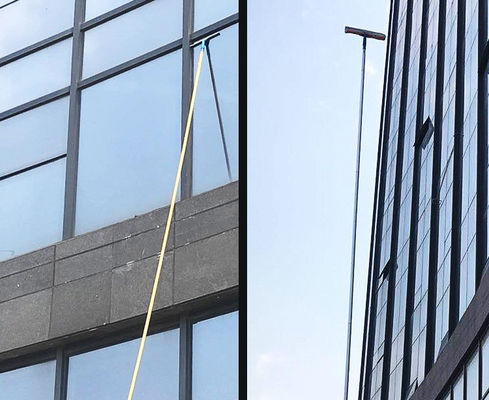 घरेलू सफाई उच्च स्थान जल स्प्रे x23 ब्रश के साथ लाल खिड़की धोने के उपकरण