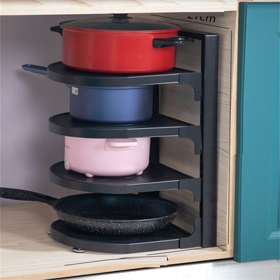 स्टॉक 29*27*45cm G-ting 4 Tier Rack for Hanging Pots and Pans रसोई संगठन