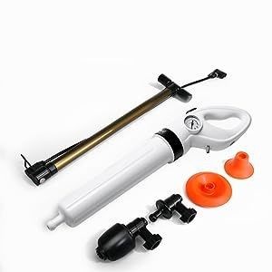 Toilet Plunger Air Pressure Plumbing Drain Blaster मिनी टॉयलेट पंपर के लिए अनक्लॉग किया गया
