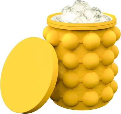 गोल बर्फ के लिए 40 क्यूब्स सिलिकॉन आइस मेकर पीपी कप और फ़नल