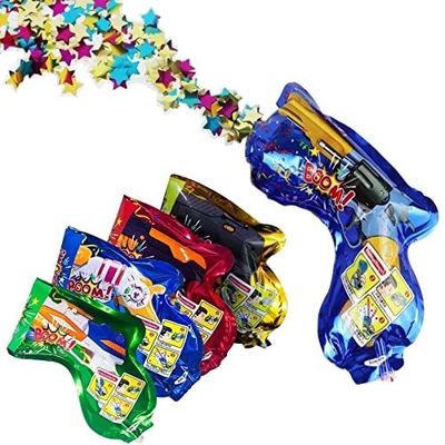 बंदूक का आकार ऑटोइंफ्लेशन ग्रीन ईयर शादी के जन्मदिन की पार्टी के लिए inflatable confetti बंदूक