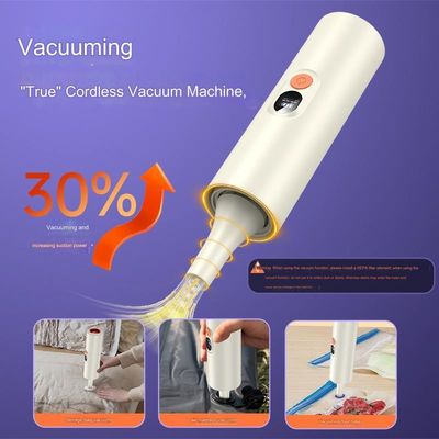 कपड़ों और ऑल इन वन सफाई के लिए 1400Pa Cordless Brushless Motor Car Vacuum Cleaner