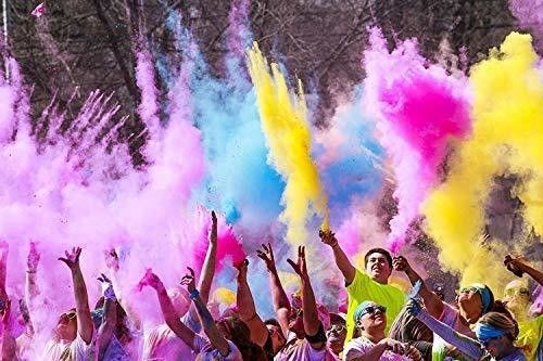 रंगीन होली पाउडर पार्टी पॉपर कन्फेटी कैनन मकई पाउडर 13*18 सेमी बायोडिग्रेडेबल