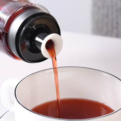 ग्लास तेल स्प्रेयर सिरका डिस्पेंसर 280ml 9.5oz बोतल माप पैमाने पंप के साथ