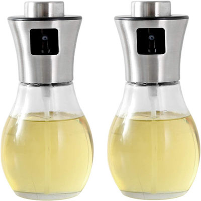 सुविधाजनक और टिकाऊ तेल बोतल स्प्रे 165ml ग्लास तेल स्प्रे बोतल खाना पकाने के लिए सलाद BBQ