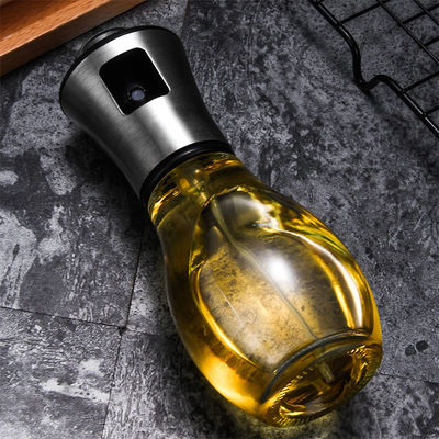 सुविधाजनक और टिकाऊ तेल बोतल स्प्रे 165ml ग्लास तेल स्प्रे बोतल खाना पकाने के लिए सलाद BBQ