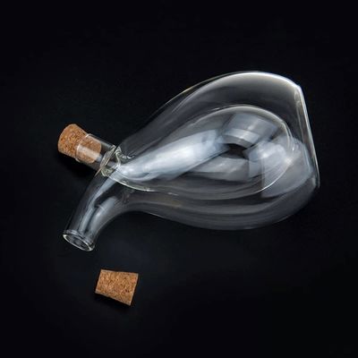 ओलिवर तेल और सिरका डिस्पेंसर के लिए 350 मिलीलीटर बोतल पॉट सेपरेशन केतली सेट ग्रेवी बोट