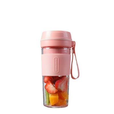 280ml पोर्टेबल यूएसबी चार्ज इलेक्ट्रिक ज्यूसर होम के लिए 4 ब्लेड सब्जी फल ज्यूसर कप मेकर