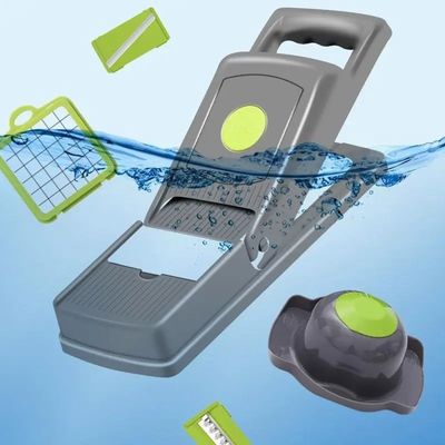 बहुआयामी मैनुअल रसोई सब्जी चार्पर स्लाइसर Dicer खाद्य grater कस्टम लोगो