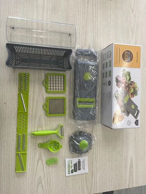 बहुआयामी मैनुअल रसोई सब्जी चार्पर स्लाइसर Dicer खाद्य grater कस्टम लोगो